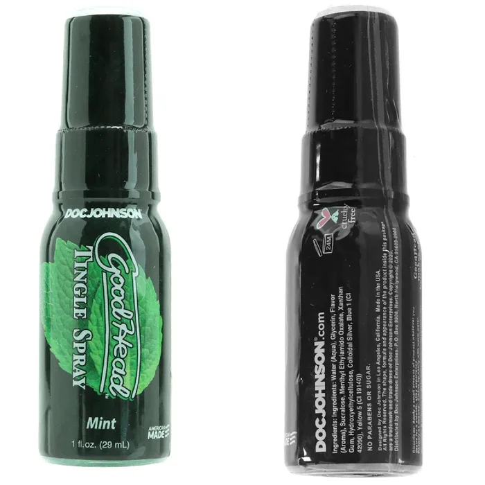 GoodHead Flavored Blowjob Mint Tingle Deep Throat Spray in 1oz