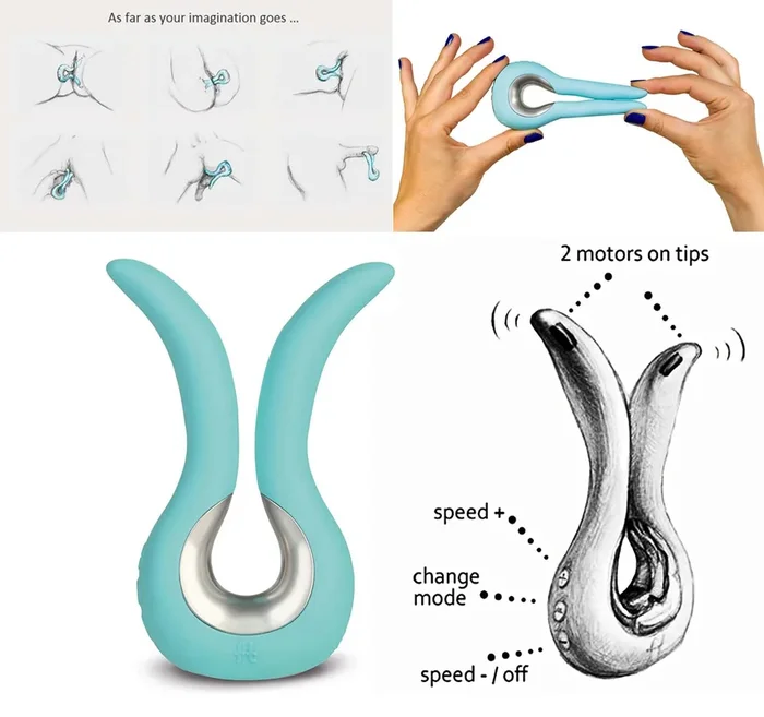 Gvibe Mini Silicone G Spot Vibrator Waterproof Mint Green