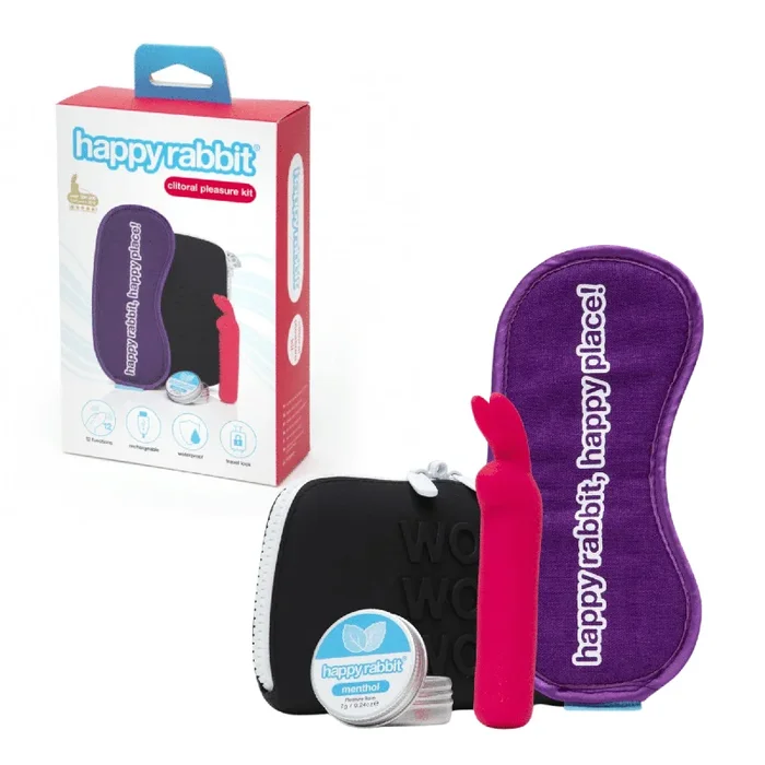Happy Rabbit Clitoral Pleasure Kit 4pc Vibrating Set