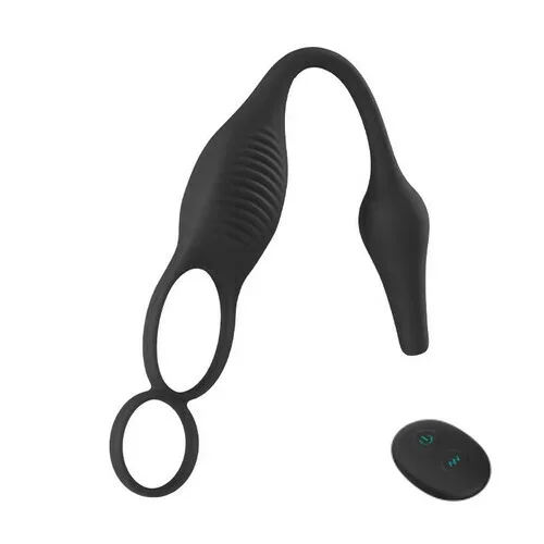HGOD – Vibrating Remote Control Cock Ring with Anal Plug