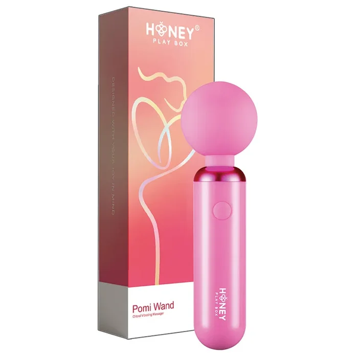 Honey Play Box POMI WAND Powerful Mini Vibrating Wand Massager – Pink