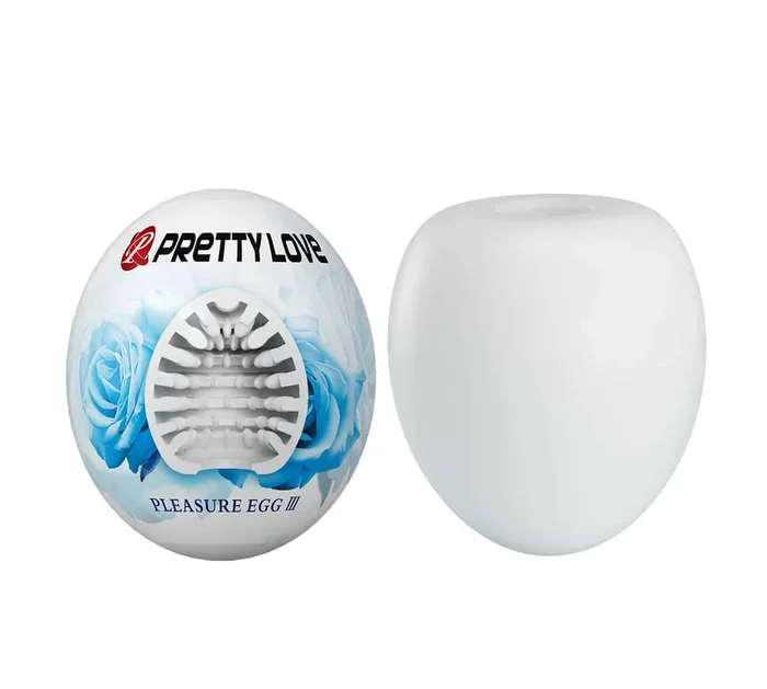 Huevo masturbador textura acanalada Pleasure Pretty Love