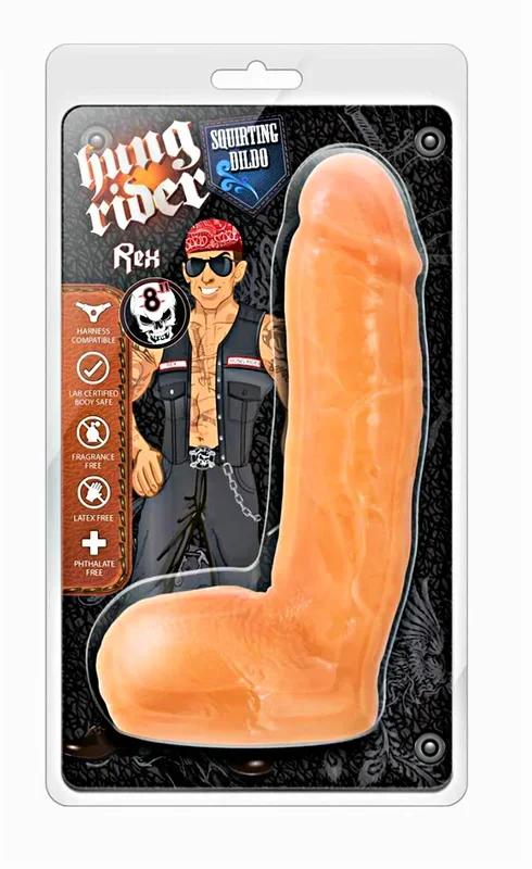 Hung Rider Rex Squirting Dildo