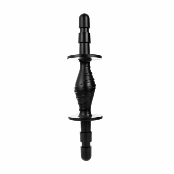 Hung System Double Handle Anal Dildo – Black