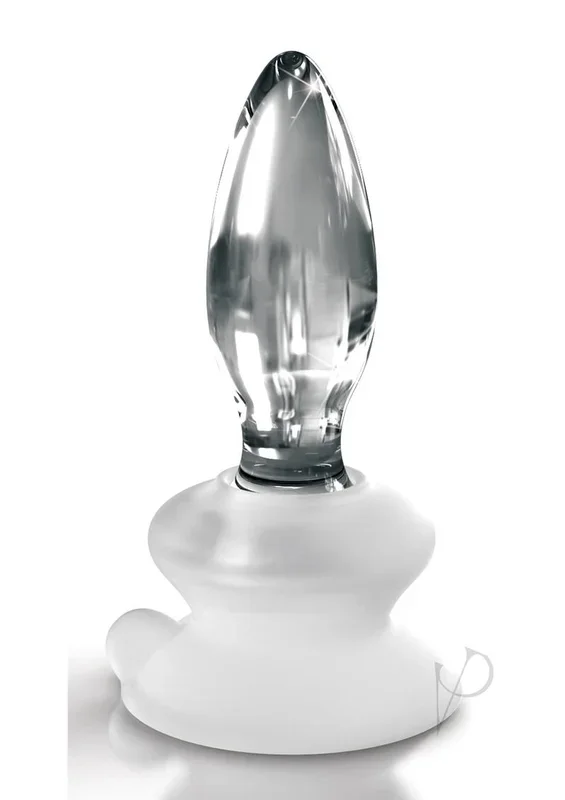 Icicle No. 91 Glass Butt Plug With Removable Silicone Suction Cup
