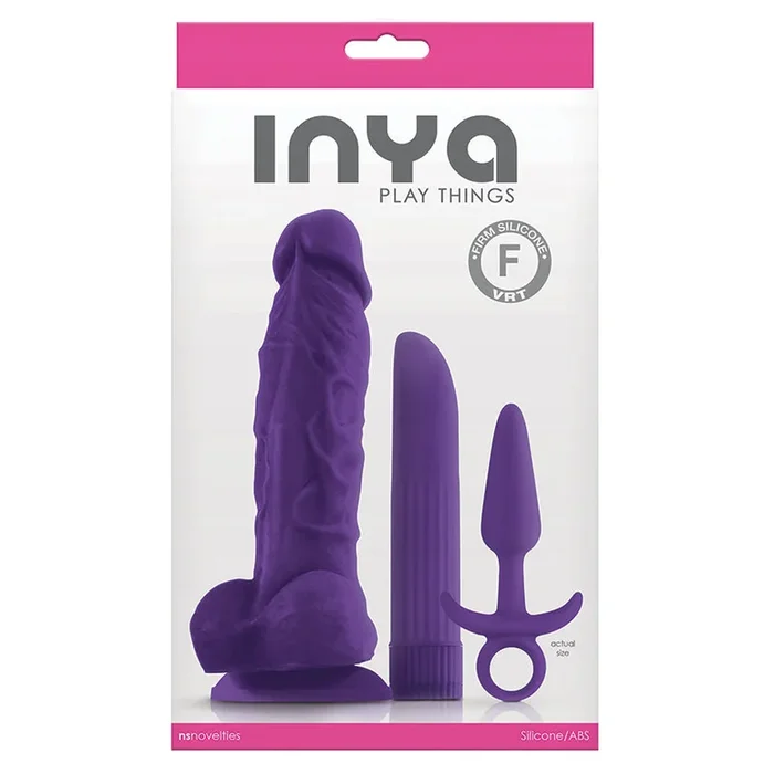 INYA Play Things Toy Set – Purple (3 Pack)