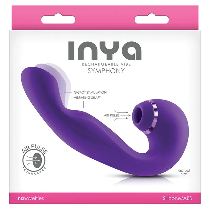 INYA Symphony Rechargeable Vibe – Purple