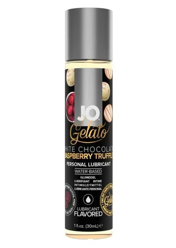 JO Gelato White Chocolate Raspberry Truffle Flavored Lube 1 Oz