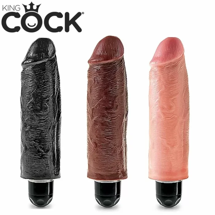 King Cock 6 Inch Vibrating Stiffy Dildo