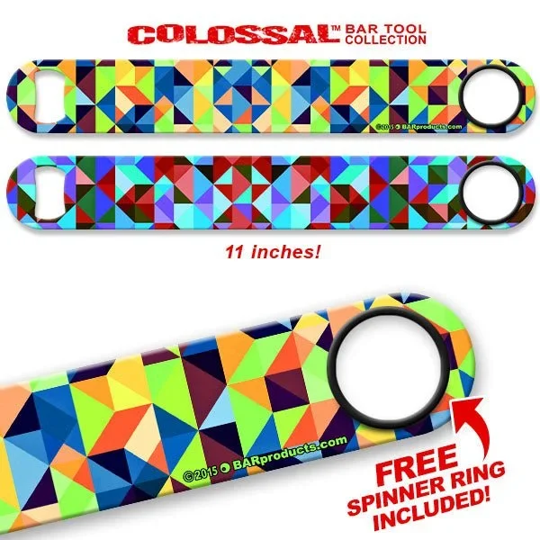 Kolorcoat™ 11″ Long COLOSSAL™ Speed Bottle Opener – Prism