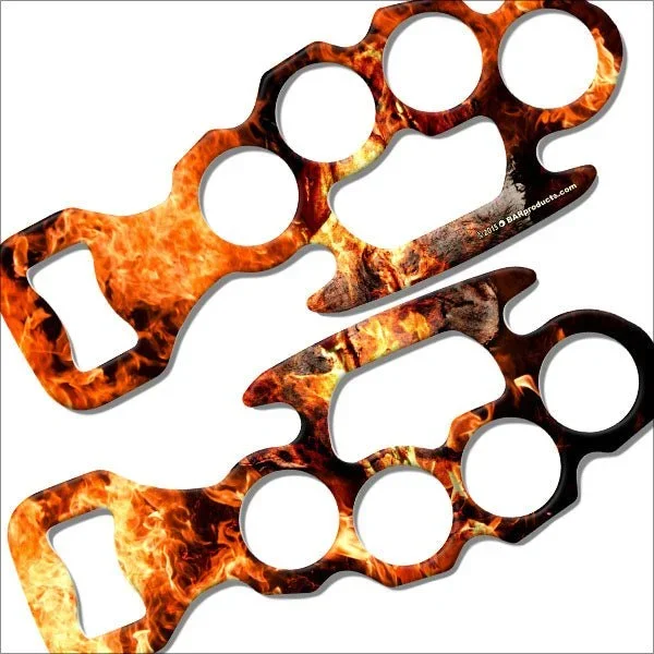 Kolorcoat™ Knuckle Buster Bottle Opener – Fire