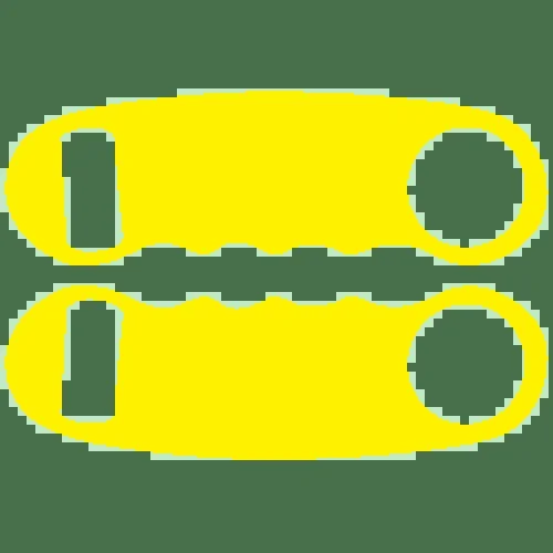 Kolorcoat™ Knuckle Popper Opener – Yellow