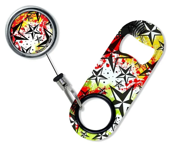 Kolorcoat™ Mini Opener with Retractable Reel – Rock Star Red