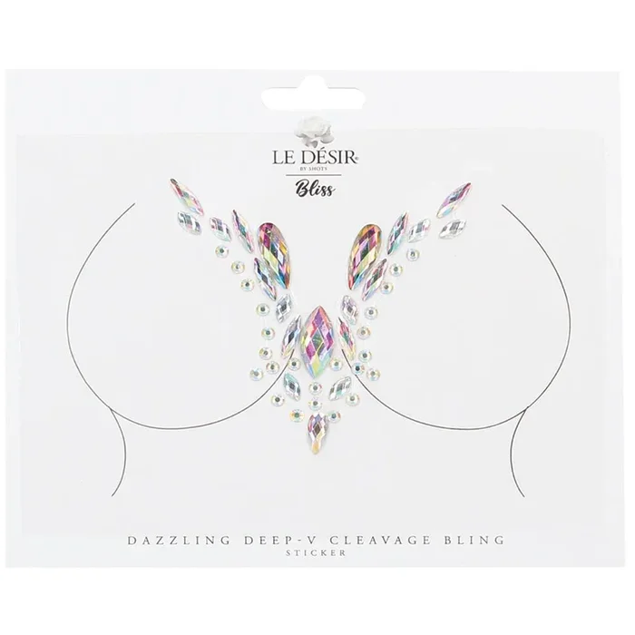 Le Desir Dazzling Deep-V Cleavage Bling Sticker