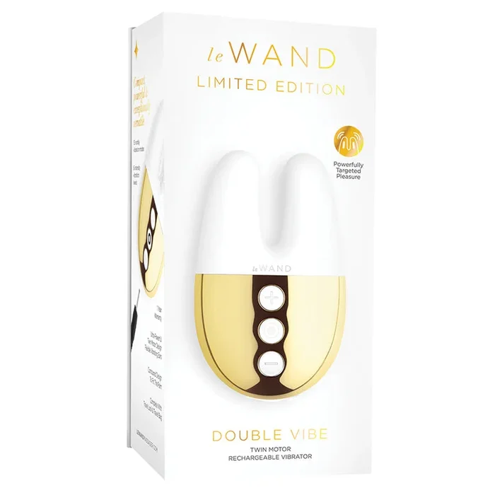 Le Wand Double Vibe – White Gold