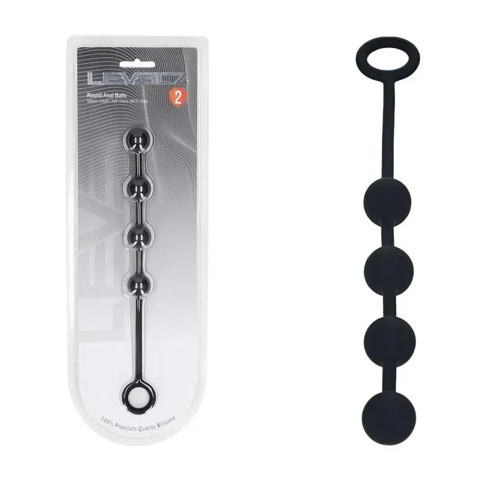 LEVELZ Round Silicone Anal Balls – S – 20mm – 23 cm Small Anal Balls