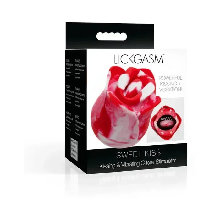 Lickgasm Kissing & Vibrating Rose Clitoral Stimulator