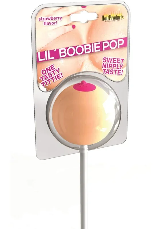 Lil’ Boobie Pops Strawberry Flavored
