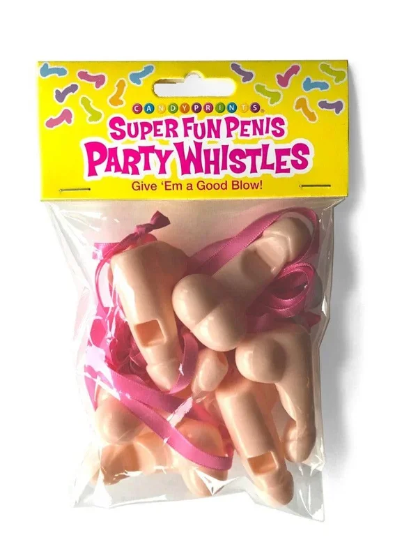 Little Genie Super Fun Penis Party Whistles