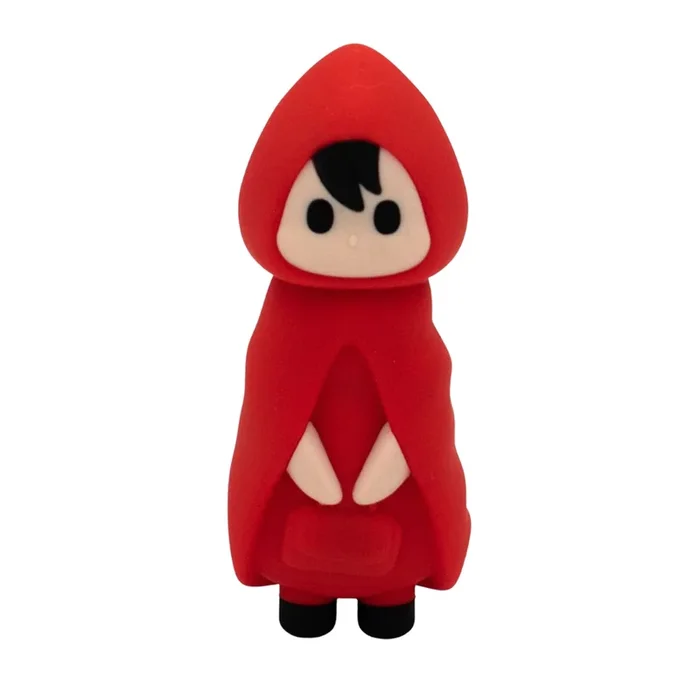 Little Red Riding Bullet Vibe Light-up Heart- Red