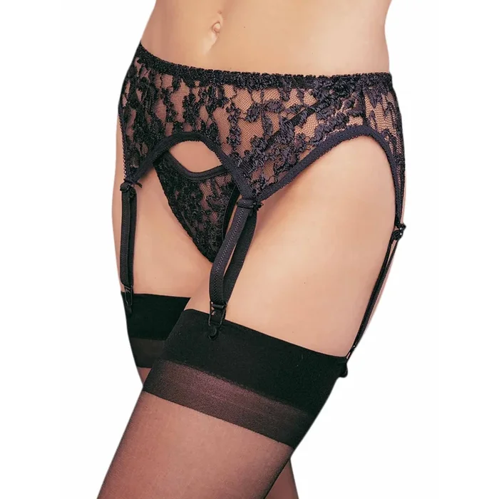 Lolita Garter Belt & Thong Set – Black