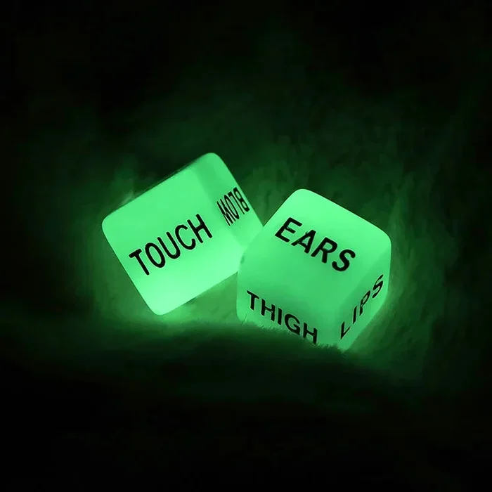 Love Dice Glow in Dark Funny Sex Dice Adult Toys Couple Lovers Games