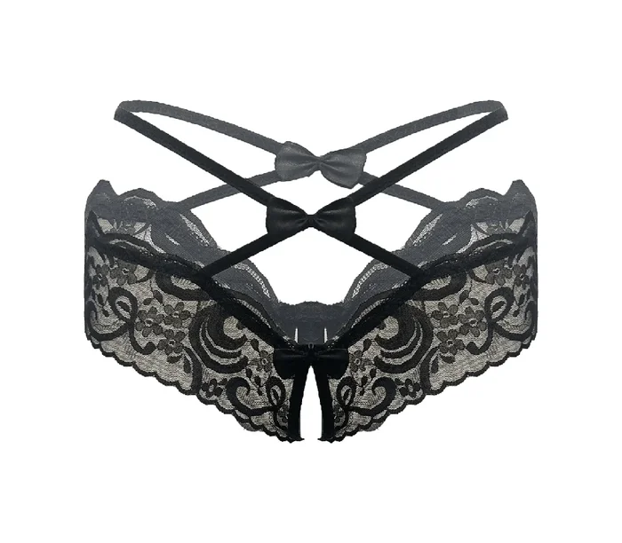 Love In Leather PAN007 Crotchless Panties Size OS – MULTIPLE COLOURS