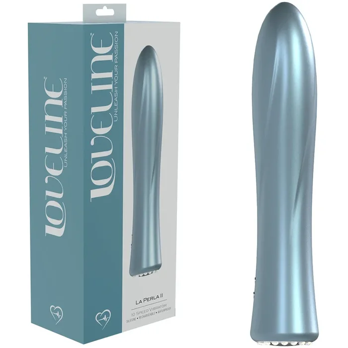 LOVELINE La Perla II – – Pearlescent 19.2 cm USB Rechargeable Vibrator