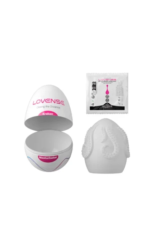 Lovense – Kraken Egg Masturbator – White