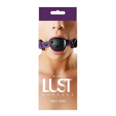Lust Bondage Gag Ball Purple