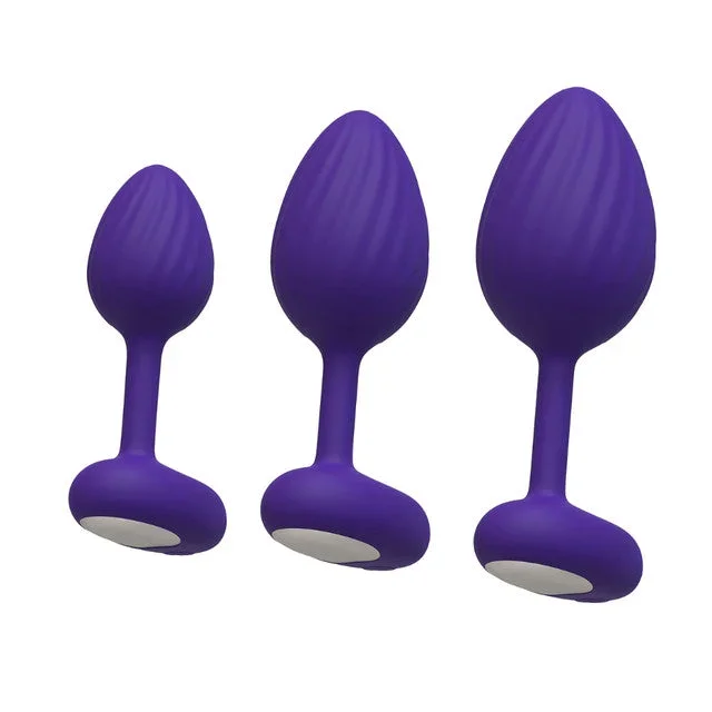 Luv Inc Luv Vibrating Plug Purple Size S/M/L