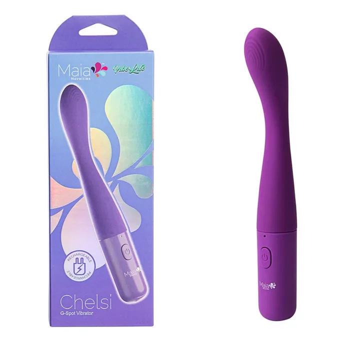 Maia CHELSI Slimline G-Spot Vibrator – Purple