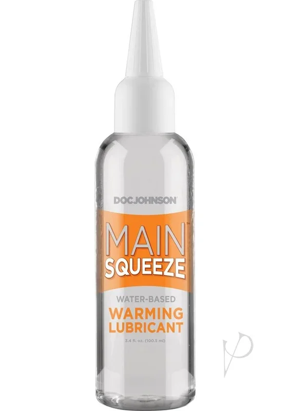 Main Squeeze Water-based Warming Lubricant 3.4oz