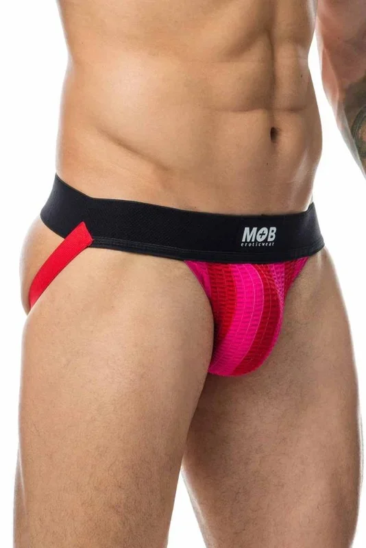 Male Basics – Black Belt Jock – Black/Red – MBL110