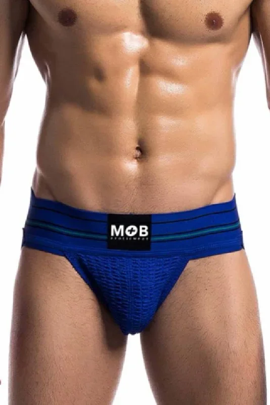 Male Basics – Fetish Classic – Wide Jockstrap – Blue – MBL100