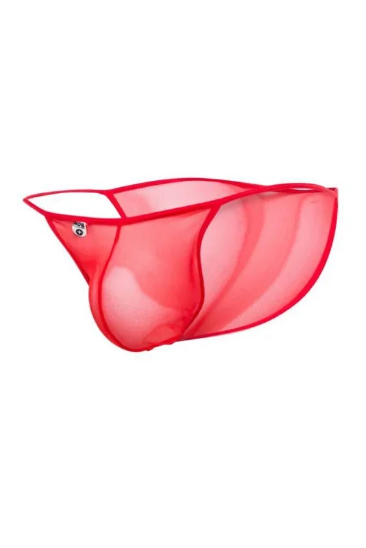 Male Basics – String Tulle Bikini – Red – MBL03