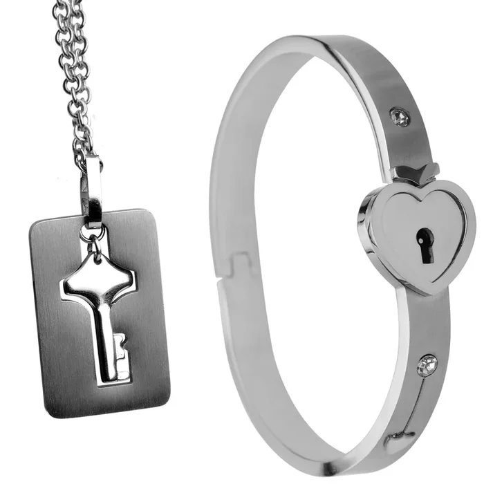 Master Series Bracelet with Lock and Key Necklace