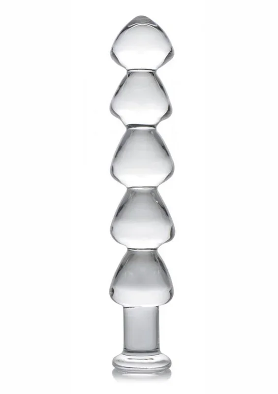 Master Series Drops Anal Links Glass Dildo