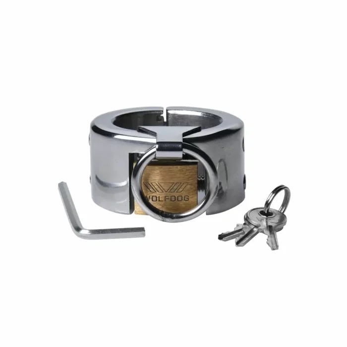 Master Series Fiend Stainless Steel CBT Piercing Chamber Chastity Device- 1.5 Inch