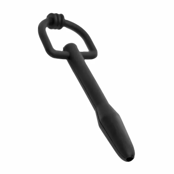 Master Series Silicone Cum-Thru D-Ring Penis Plug