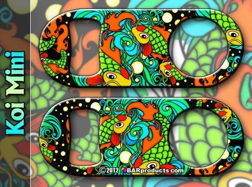 Mini Speed Bottle Opener / Bar Key – Colorful Koi