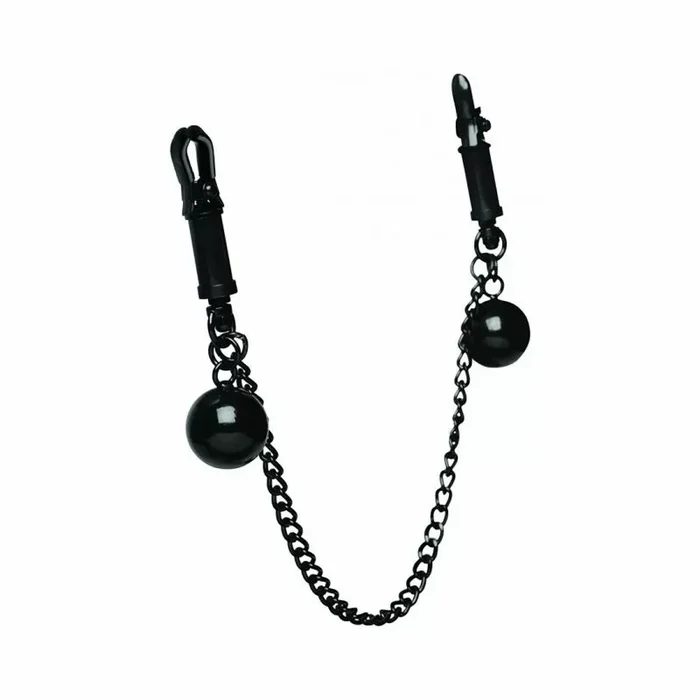Mistress Clamps with Ball Weights and Chain
