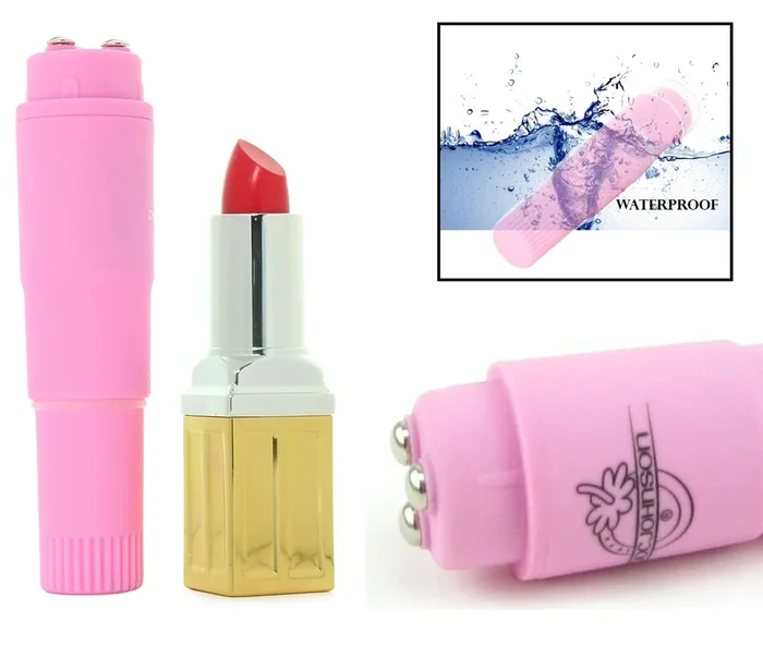 Naughty Secrets Clitoral Vibrator Pocket Rocket Waterproof 4 Inch Pink