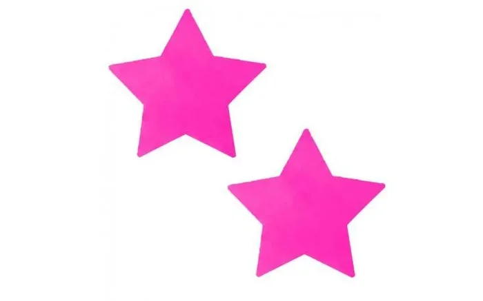 Neon Pink Starburst Starry Night Pasties