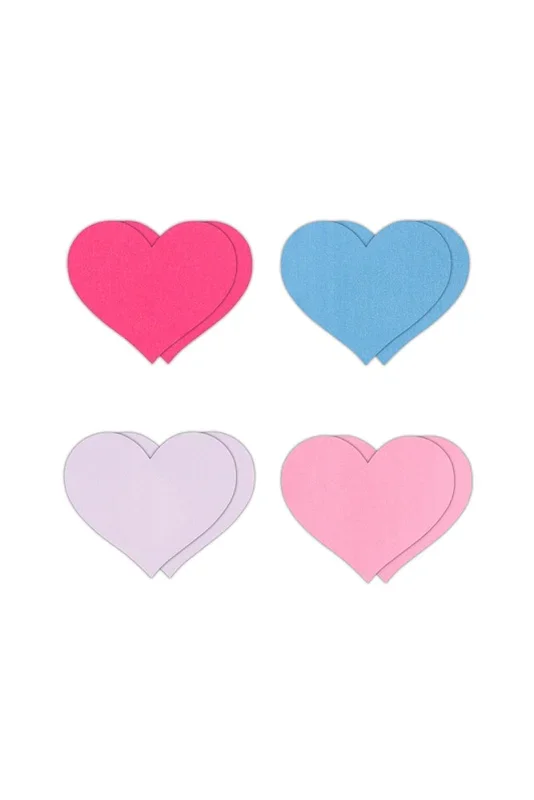 NS Novelties – Pretty Pasties – Heart Pasties 4 Pair