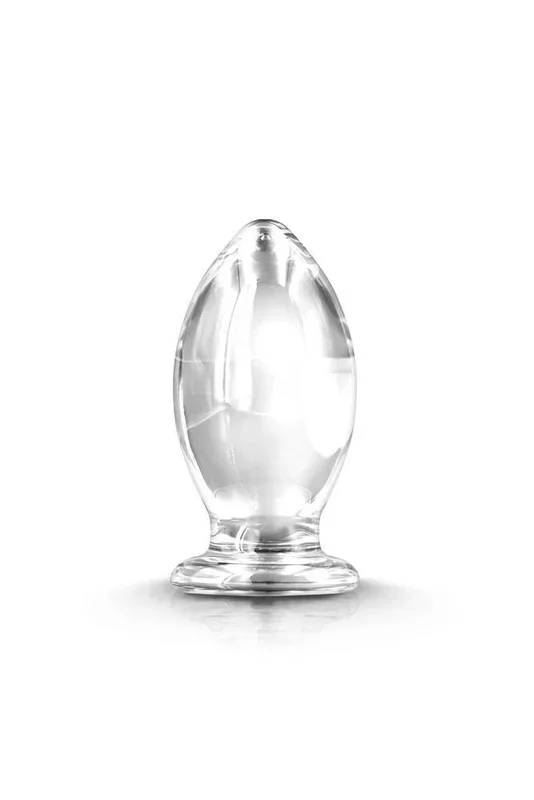 NS Novelties – Renegade – Bishop – Large Glass Butt Plug – Clear