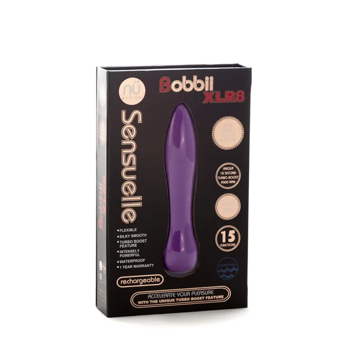 Nu Sensuelle Bobbii Xlr8 15 Func Turbo Flexi Vibe – Purple