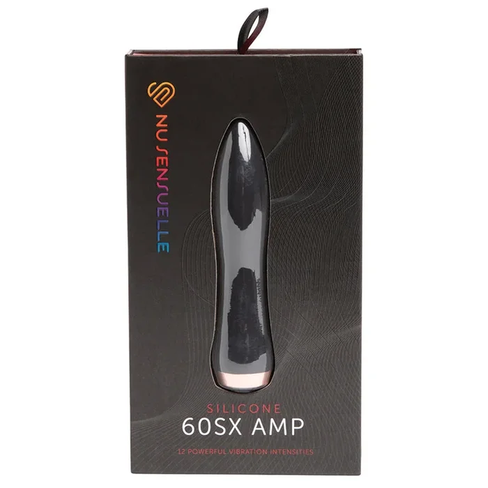 Nu Sensuelle Silicone 60SX Amp Bullet – Black