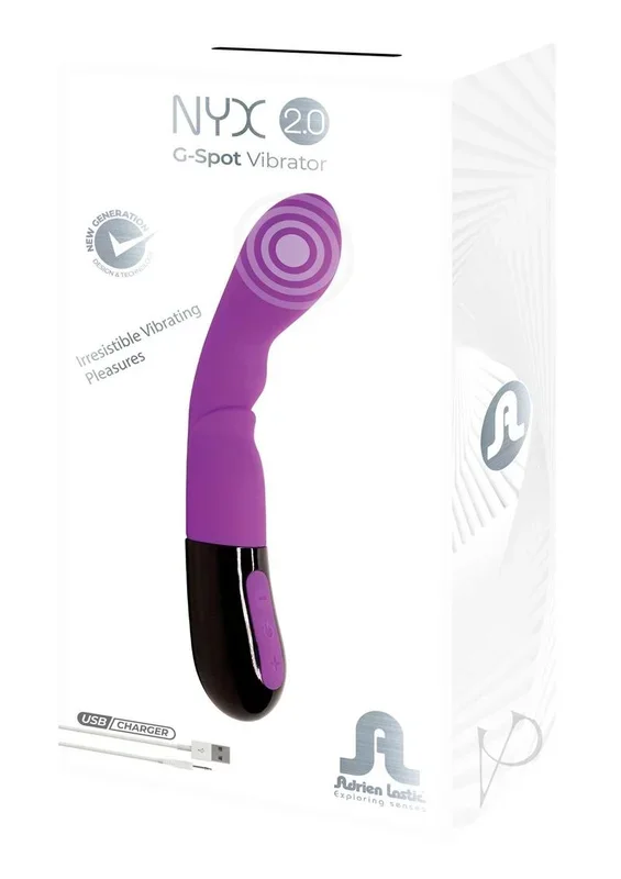 Nyx 2.0 Silicone Rechargeable Vibrator Purple