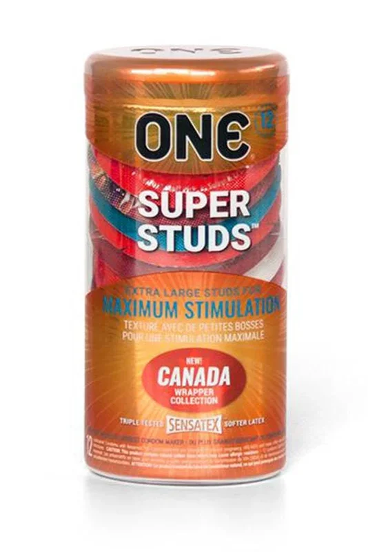 One Condoms – Super Studs – 12 pk